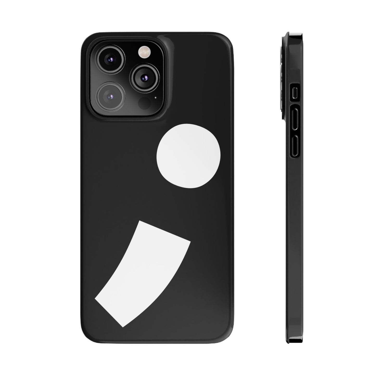 Semi-Colon ; Slim Phone Cases