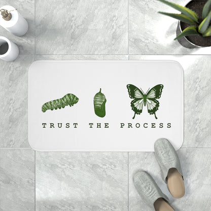 Trust The Process Memory Foam Bath Mat