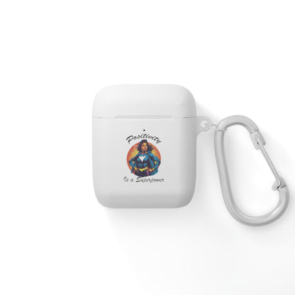 Positivity is a Superpower Female Superhero AirPods and AirPods Pro Case Cover