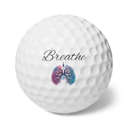 Breathe Golf Balls, 6pcs