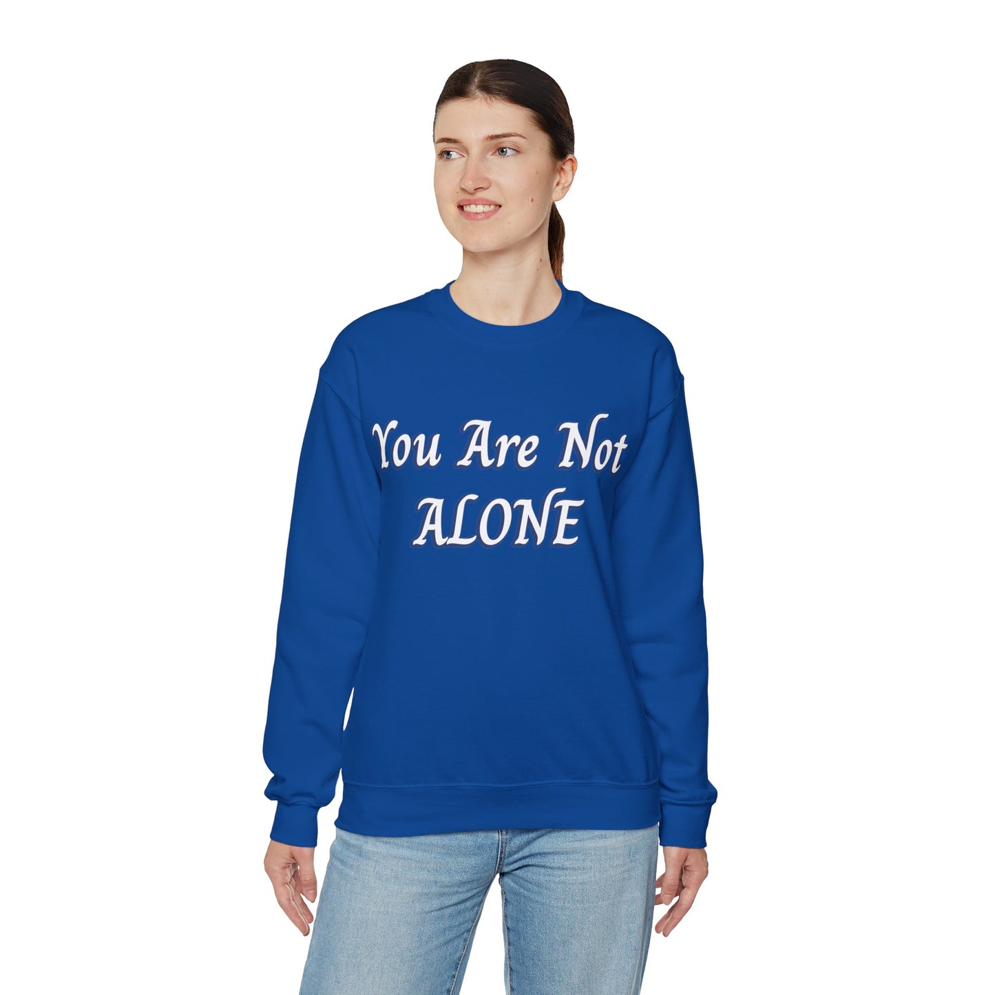 You Are Not Alone Unisex Heavy Blend™ Crewneck Sweatshirt