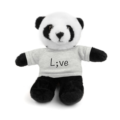 Semi-Colon L;ve Stuffed Animals with Tee