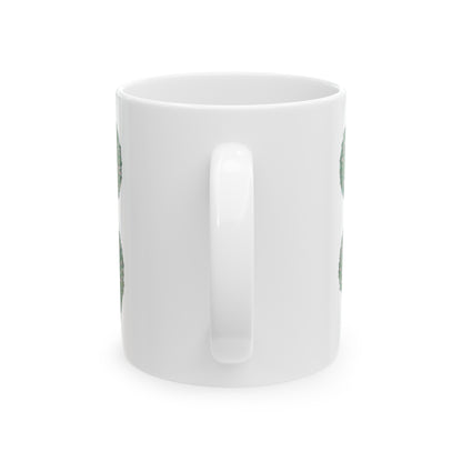 Flowers Semi-Colon 11oz Ceramic Mug