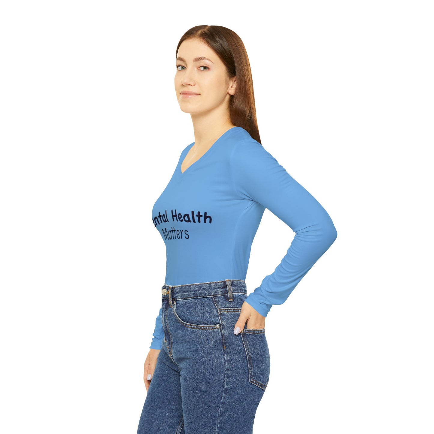 Mental Health Matters Long Sleeve V-neck Shirt