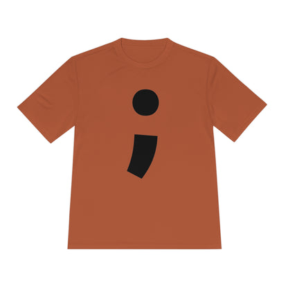 Semi-Colon ; Moisture Wicking Tee