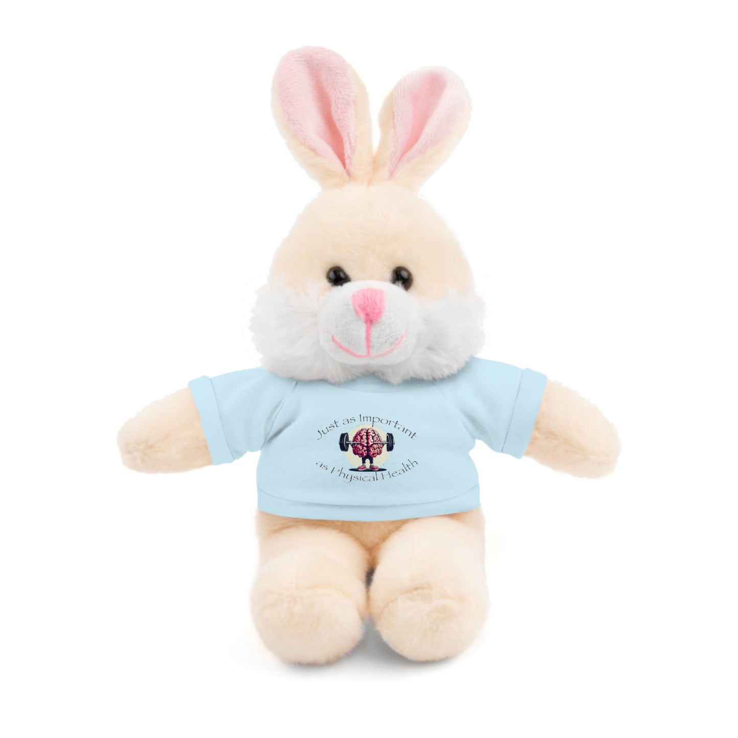 Mental Health Muscle Stuffed Animals with Tee