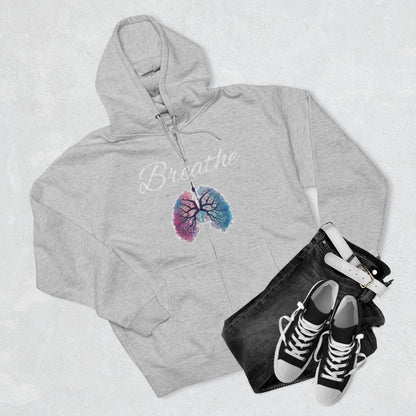 Breathe Unisex Zip Hoodie