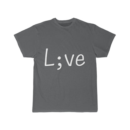 Semi-Colon L;ve Men's Short Sleeve Tee