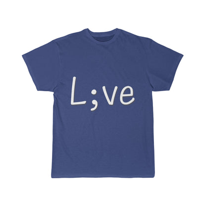 Semi-Colon L;ve Men's Short Sleeve Tee