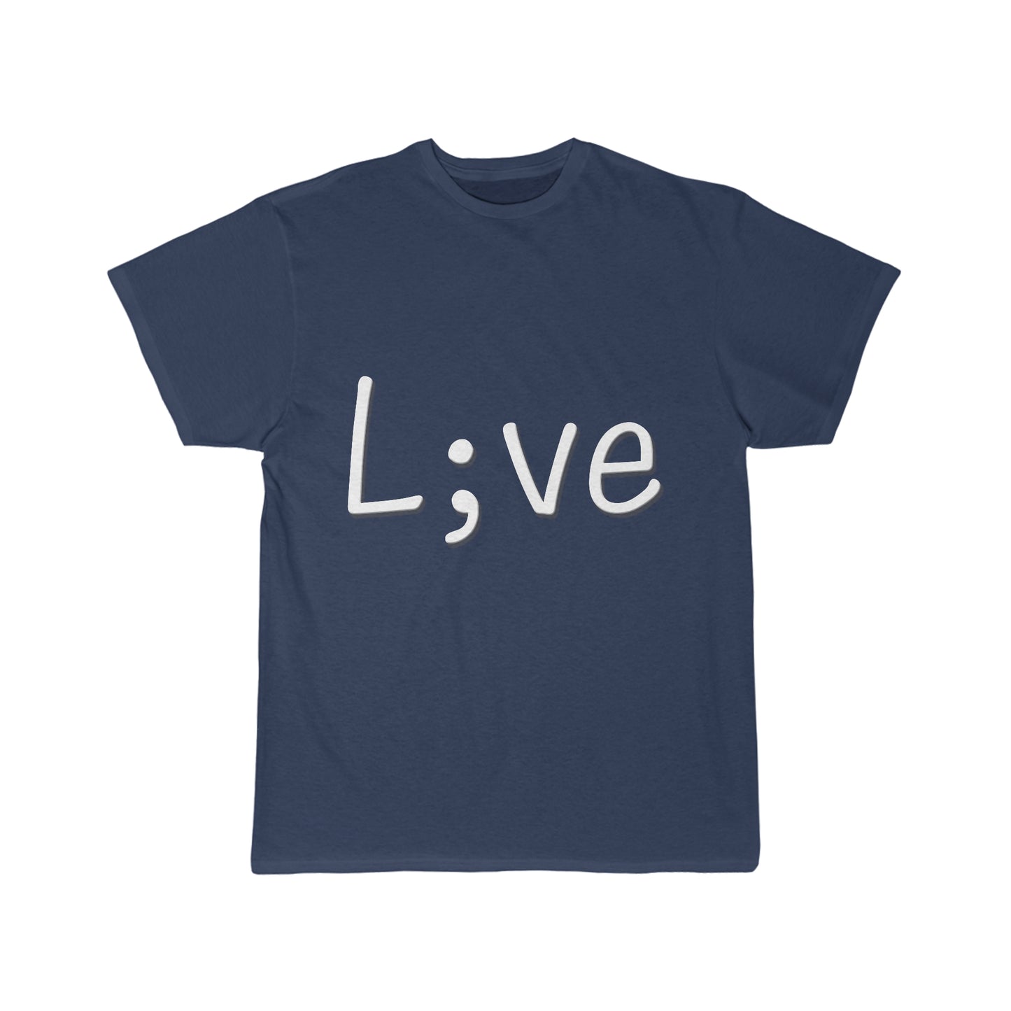 Semi-Colon L;ve Men's Short Sleeve Tee