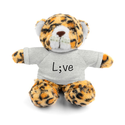 Semi-Colon L;ve Stuffed Animals with Tee