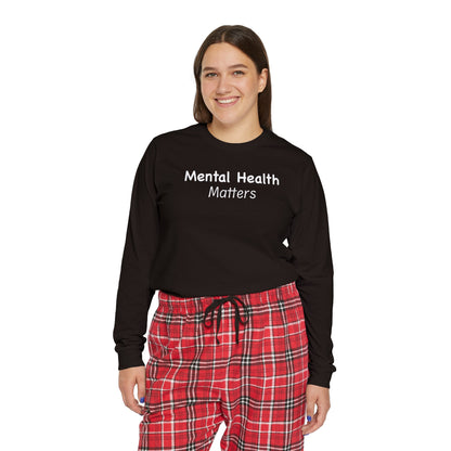 Mental Health Matters Women's Long Sleeve Pajama Set