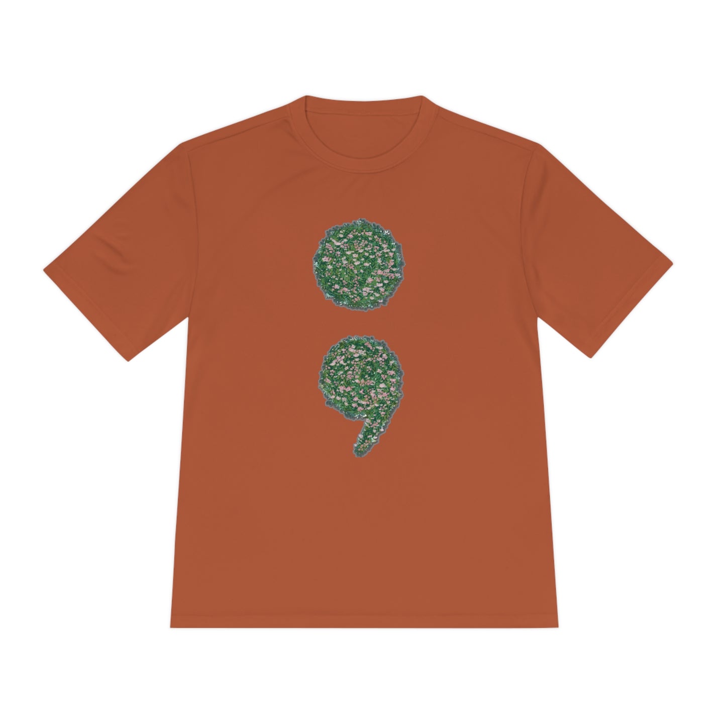 Flowers Semi-Colon Moisture Wicking Tee