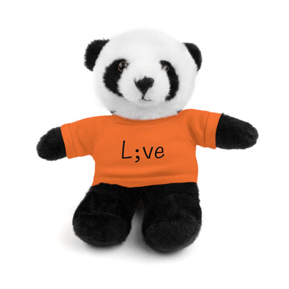 Semi-Colon L;ve Stuffed Animals with Tee