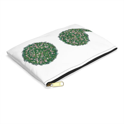 Flowers Semi-Colon Accessory Pouch