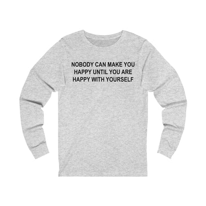 Happy with Yourself Jersey Long Sleeve Tee