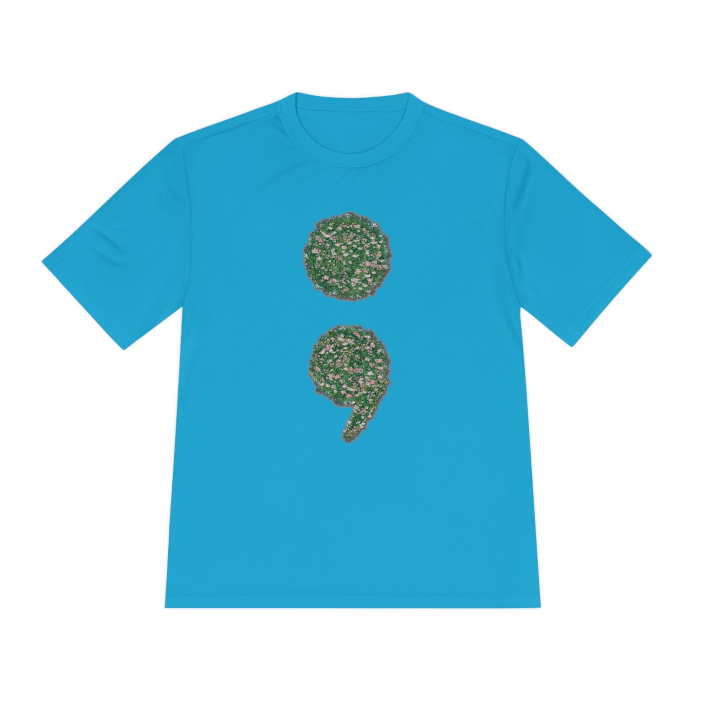 Flowers Semi-Colon Moisture Wicking Tee