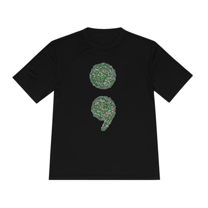 Flowers Semi-Colon Moisture Wicking Tee