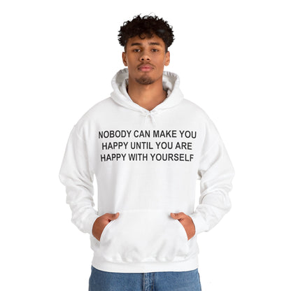 Happy with Yourself Heavy Blend™ Hooded Sweatshirt