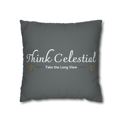 Think Celestial Spun Polyester Square Pillowcase