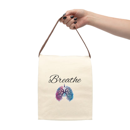 Breathe Canvas Lunch Bag With Strap