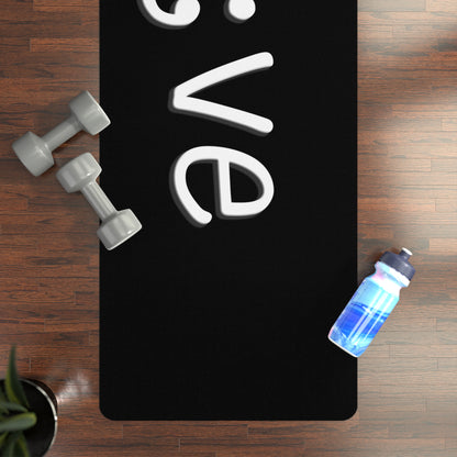 Semi-Colon L;ve Rubber Yoga Mat