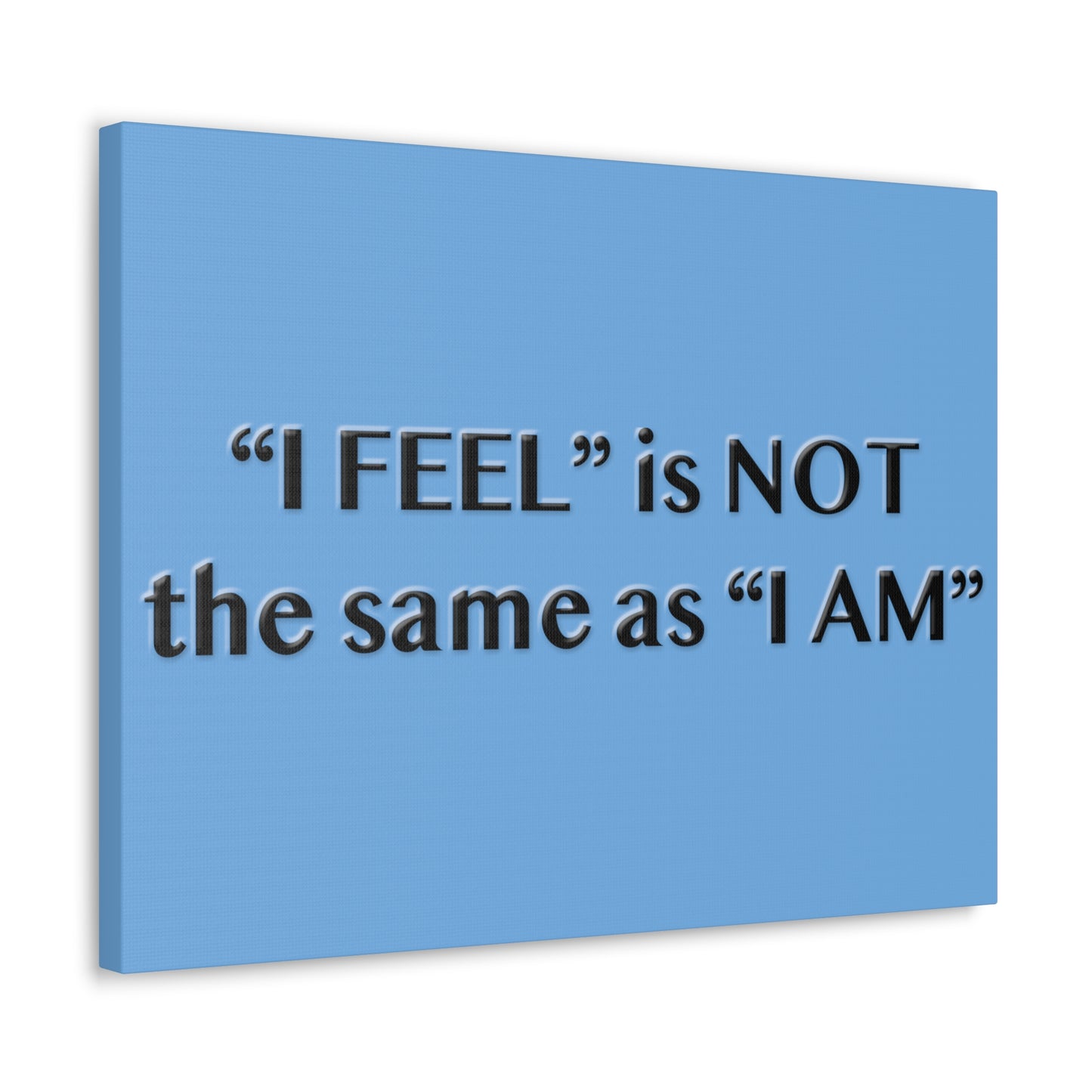 I Feel is Not the same as I Am Canvas Gallery Wraps