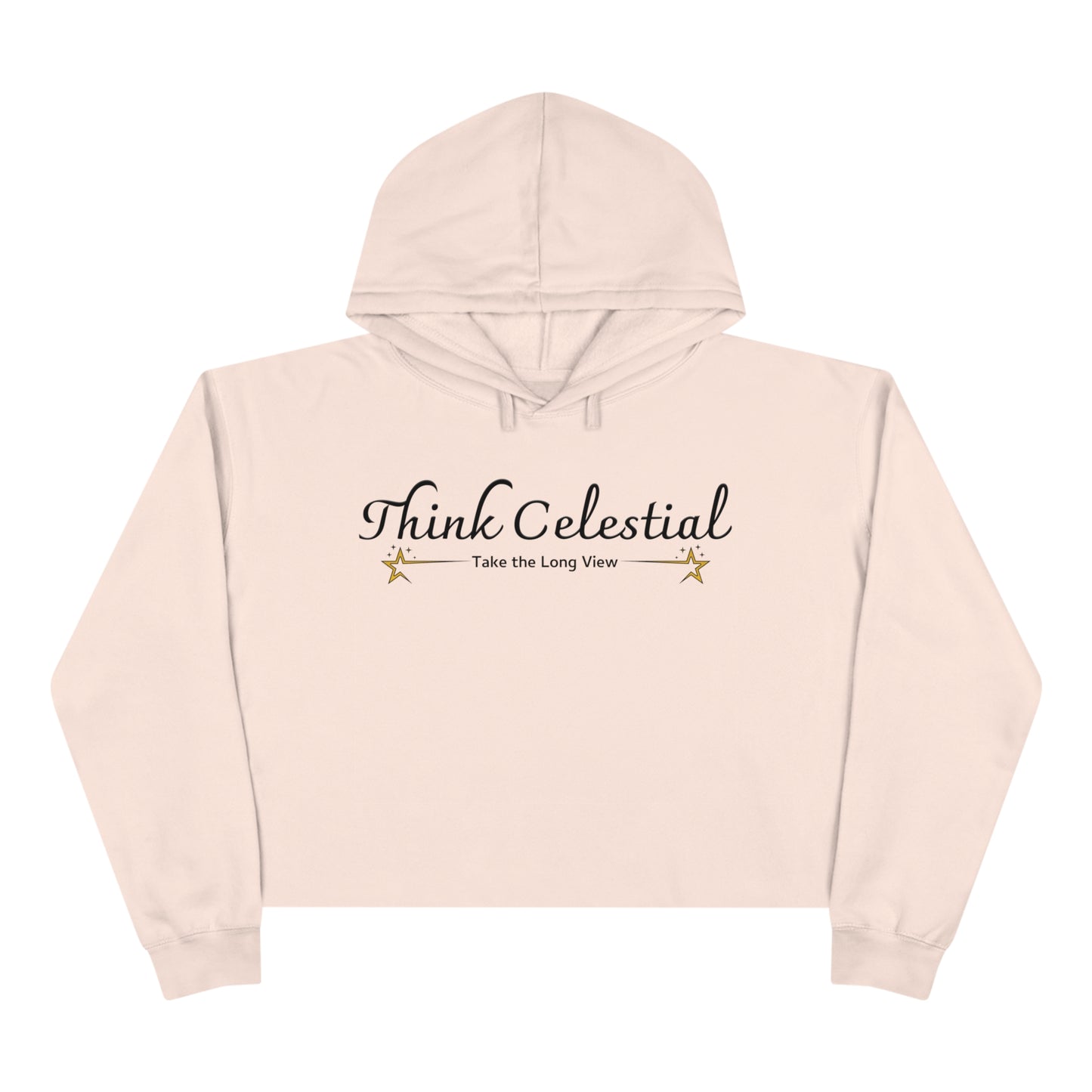 Think Celestial Crop Hoodie