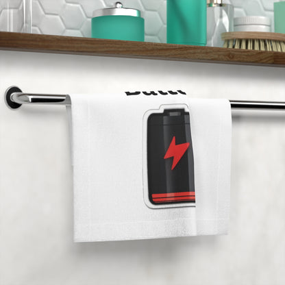 Social Battery Low Face Towel