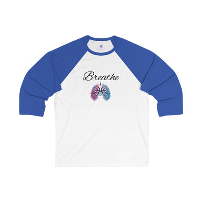 Breathe Unisex 3\4 Sleeve Baseball Tee