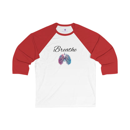 Breathe Unisex 3\4 Sleeve Baseball Tee