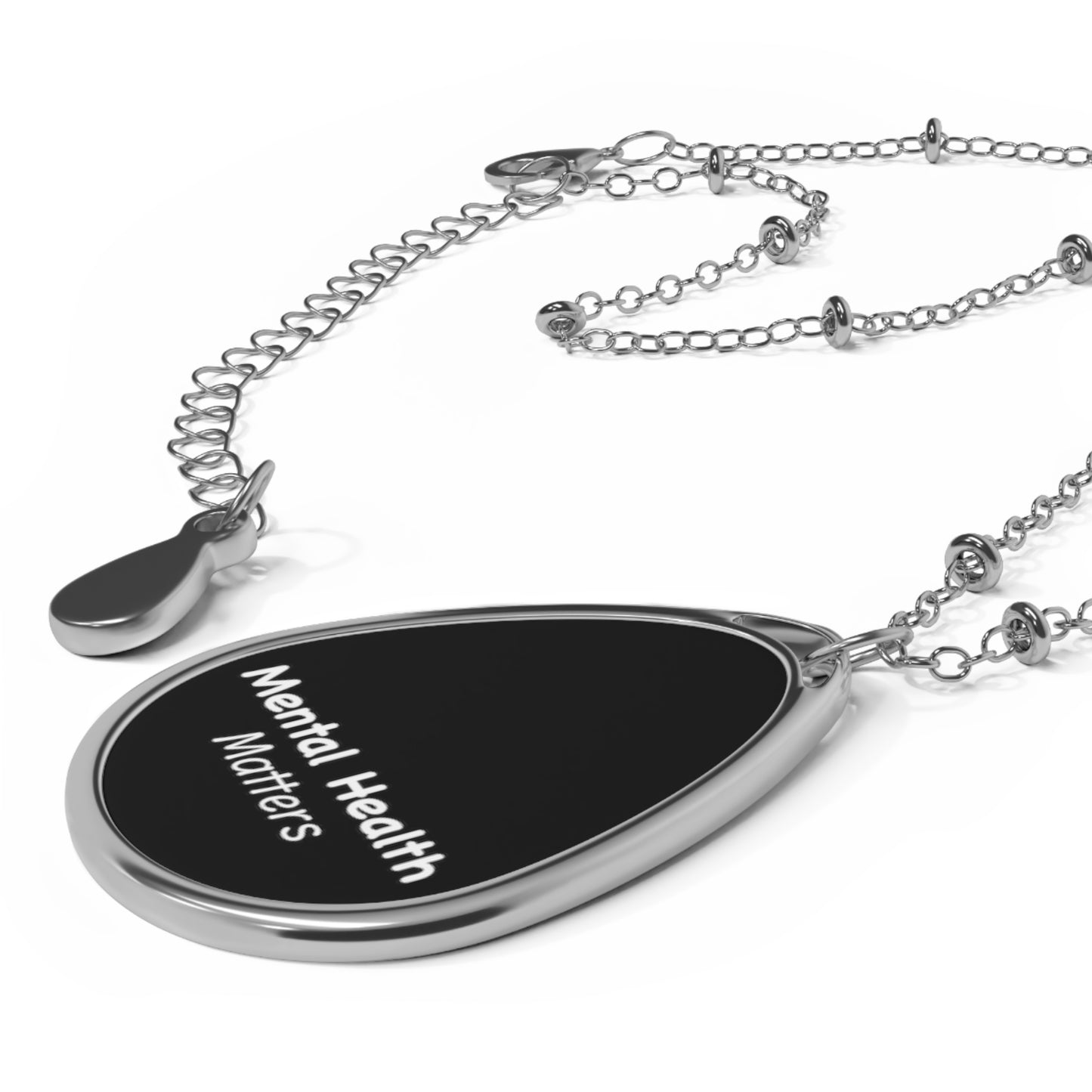 Mental Health Matters Oval Necklace